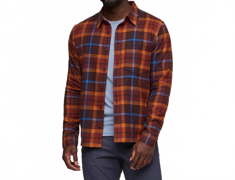 NEW COTOPAXI quedo flannel shirt in coffee plaid